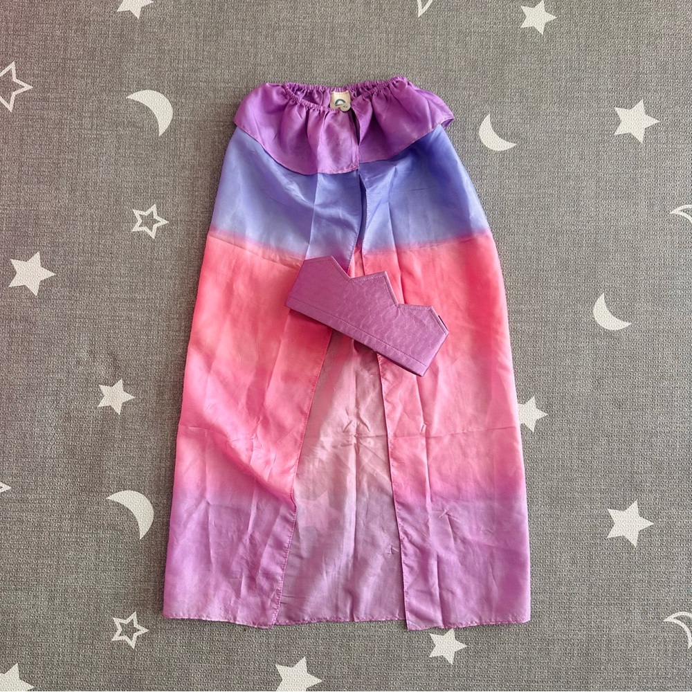 Sarah Silk Crown w/ Cape